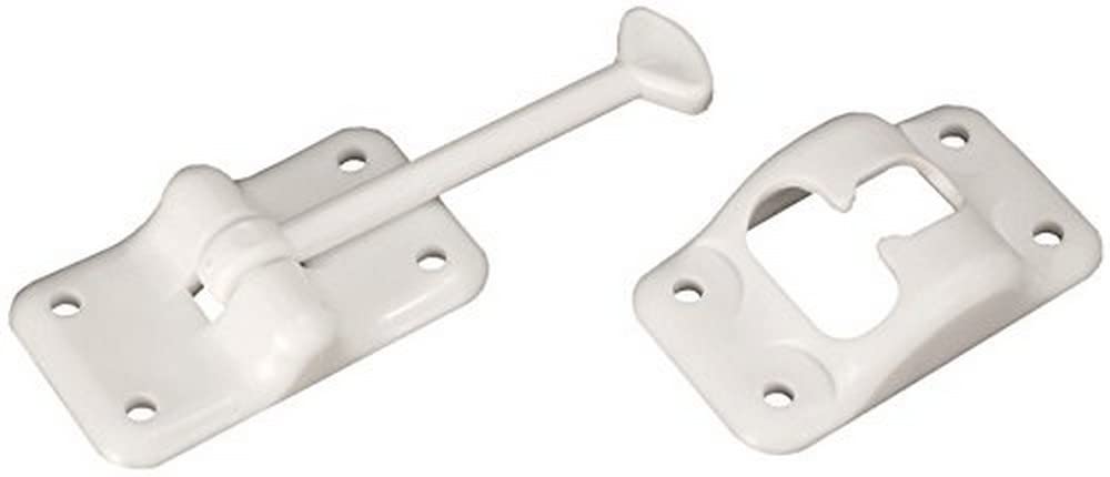 RV DESIGNER E231 RV Designer E231-3.50" T-Style RV Entry Door Holder, White
