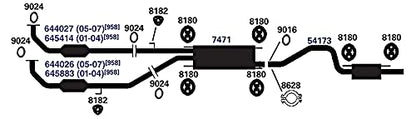 AP EXHAUST 645414 AP Exhaust Products AP Exhaust 645414 Catalytic Converter