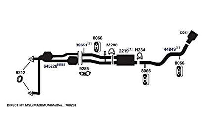 AP EXHAUST 9212 AP Exhaust Products 9212 Exhaust Pipe Connector Gasket