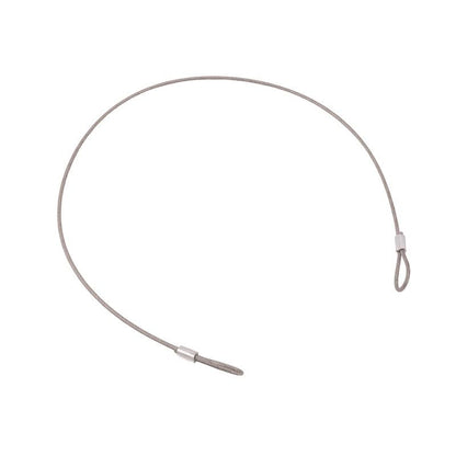 ARCON 19766 Arcon Security Cable 19766, with Separate Lock, 3 Millimeter Diameter x 36 Inch Length, Stainless Steel, Clear Vinyl Sleeve