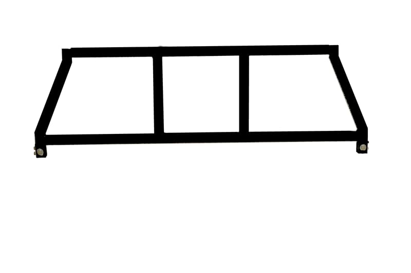 CATTLEMAN 259B Cattleman HD 259B Headache Rack Fits Chevrolet/Ford/GMC Gloss Black Powder-Coated Steel Can Be Used with Cross Bed Tool Box Window Cutout