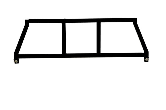 CATTLEMAN 259B Cattleman HD 259B Headache Rack Fits Chevrolet/Ford/GMC Gloss Black Powder-Coated Steel Can Be Used with Cross Bed Tool Box Window Cutout