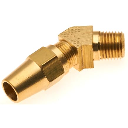 Gates G30102-1008 AIR BRAKE TO MALE PIPE-45 (COPPER TUBING