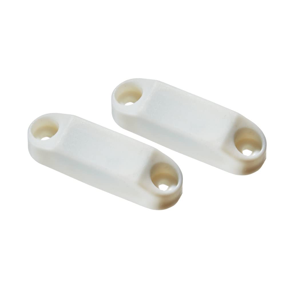 RV DESIGNER L608 RV Designer L608 - Magnetic Compartment Door Catch Set, White, 1 Pair