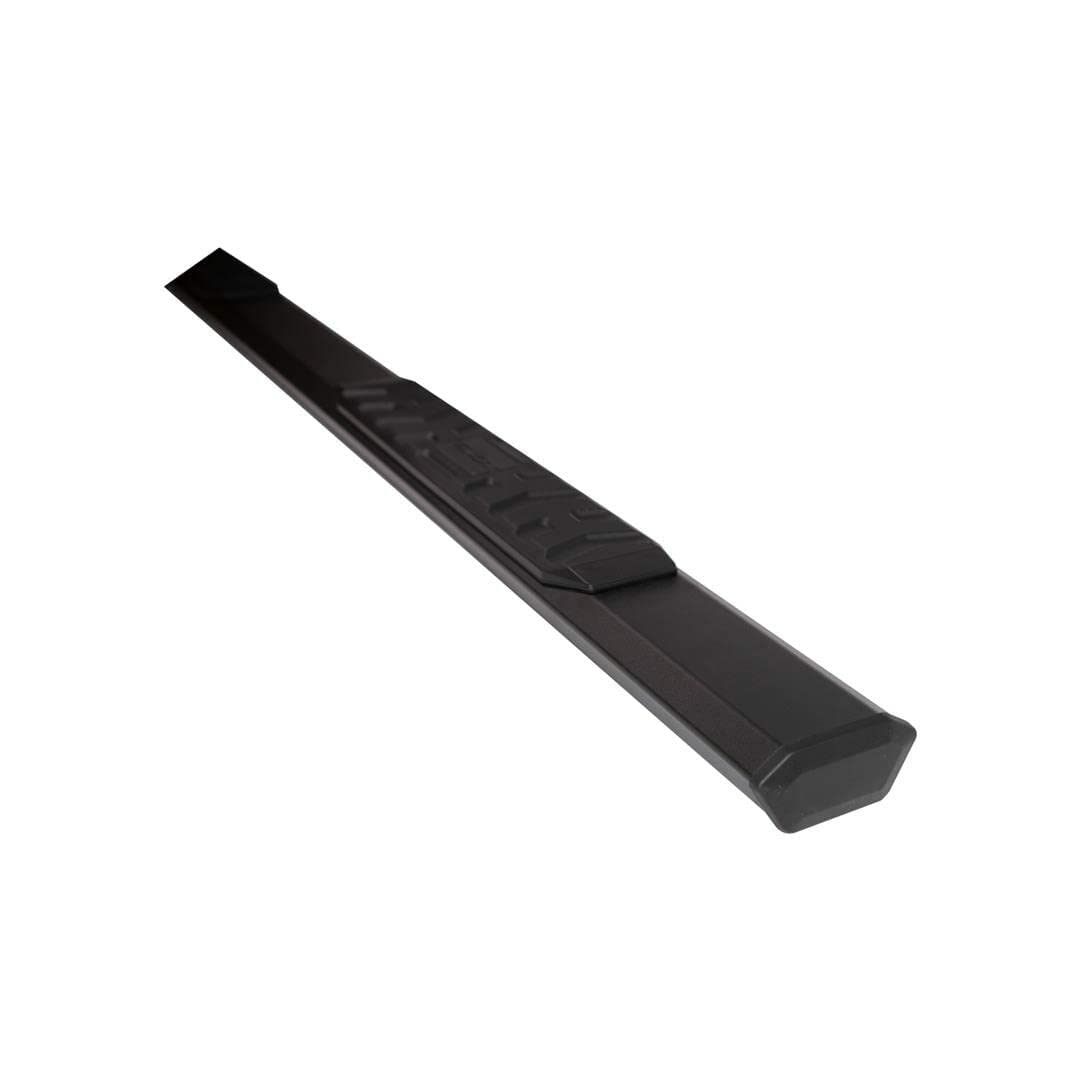 TRAILFX AL4020B TrailFX Nerf Bars Fits 2022-2026 Ford Maverick Titanium Black Powder Coated Aluminum 4.5 Inch Hexagonal Side Steps with Step Pads Rocker Panel Mount Set of 2 Running Boards