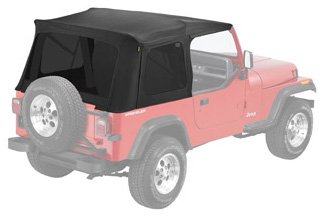 BESTOP 55729-15 Bestop Supertop Classic Skin Black Denim 5572915 for Jeep CJ7/YJ 1976-1995