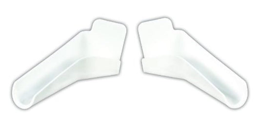 JR PRODUCTS 655-FLEX-PW-A JR Products 655-FLEX-PW-A Polar White Flexible Extended Rain Gutter Spout
