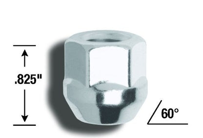 GORILLA 40088 Gorilla Automotive 40088 Acorn Bulge Open End Chrome Lug Nuts (1/2" Thread Size) - Box of 100
