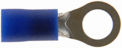 DORMAN 85408 Dorman 85408 16-14 Gauge Ring Terminal, No. 10, Blue, 18 Pack Universal Fit