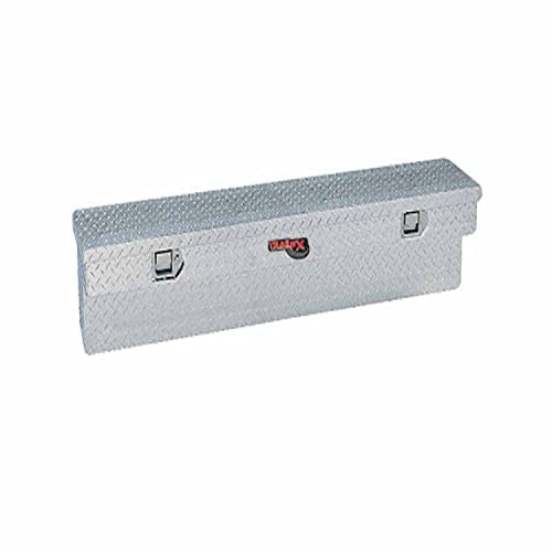 TRAILFX 160601 TrailFX Side Mount Tool Box Single Lid with Struts, Single Center Latch Polished 16-Gauge Diamond Tread Aluminum 3.7 Cubic Foot 60 Length x 11-1/4 Width x 11 Height Bright Finish TrailFX 160601