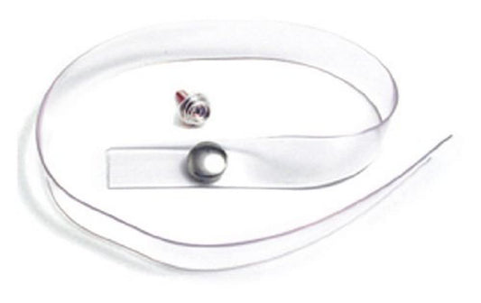RV DESIGNER H750 RV Designer H750, Tieback Strap, Clear Plastic, 18 inch, Interior Hardware