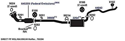 AP EXHAUST 38666 AP Exhaust Products 38666 Exhaust Pipe