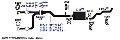 AP EXHAUST 38728 AP Exhaust Products 38728 Exhaust Pipe