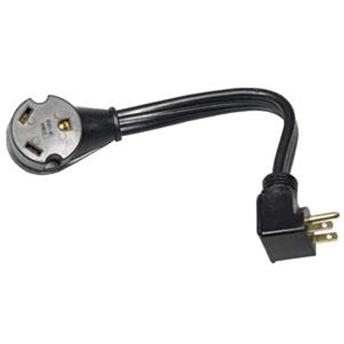 ARCON 14246 Arcon 14246 Generator Pigtail Power Cord 30-Amp Female to 15-Amp Male Flatwire, 12-Inch