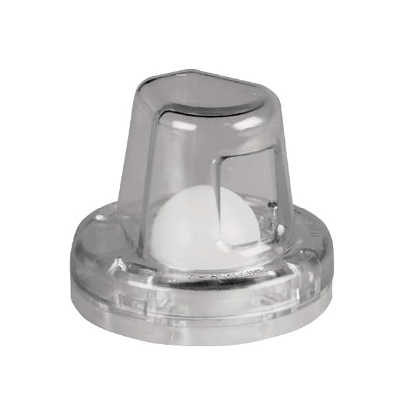 T-H MARINE FMS-1-0-DP T-H Marine Flow-Max Boat Self-Bailing Ball Scupper Valve - Positive Sealing Ball Drain Replaces Old Flapper Scuppers - Fits Over 1-1/8" Motorwell Tubes