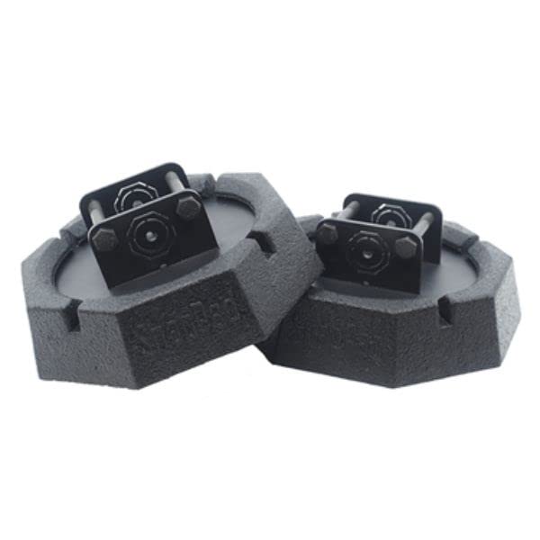 SNAPPAD SJ2500 SnapPad SnapJack™ 2500 (Pack of 2) | Two-Point Trailer Jack Stands Featuring 5.5" Metal Foot | Adds 61% (and up to 219%)Additional Surface Area for Stability, 3.79 lbs. Per Pad & 7.25" Total Width