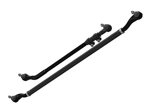 TERAFLEX 1853900 TeraFlex 1853900 JK HD Tie Rod and Drag Link Kit, Black