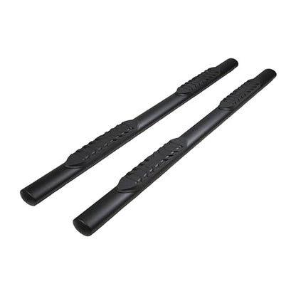 TRAILFX A1558T TrailFX A1558T TFX 4 Inch Oval Tube Side Steps Nerf Bar Fits 2022-2025 Toyota Tundra Crew Max Black Powder Coated Steel Welded End Caps Rocker Panel Mount with Slip-Resistant Step Pads