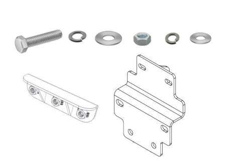 GO RHINO D64155TK RealTruck Dominator Xtreme D1 / D2 / D6 / DS/DSS/DT Brackets | Mild Steel, Textured Black | D64155TK | Fits 2015-2026 Ford F-150 Super Crew Pickup