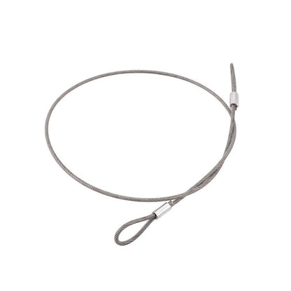 ARCON 19766 Arcon Security Cable 19766, with Separate Lock, 3 Millimeter Diameter x 36 Inch Length, Stainless Steel, Clear Vinyl Sleeve