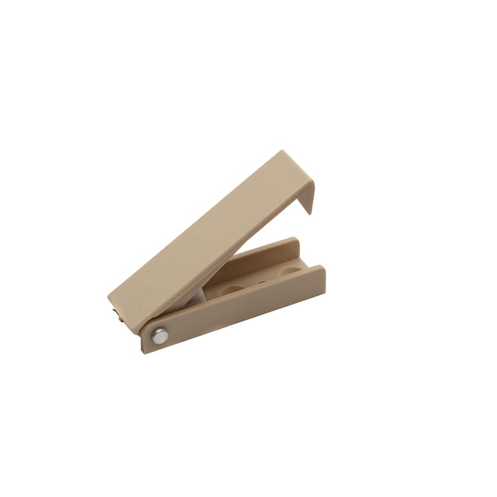 RV DESIGNER E208 RV Designer E208 - Squared Baggage Door Catch, Beige, 2-Pack