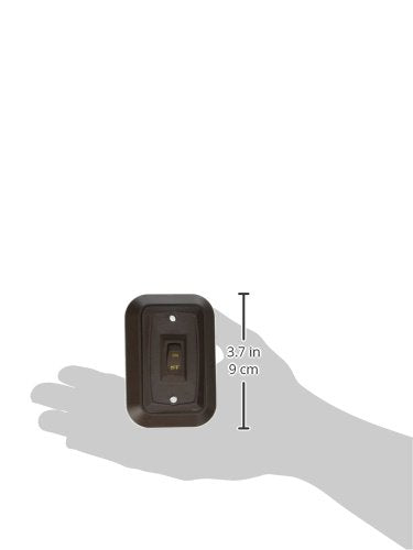 RV DESIGNER S651 RV Designer S651 Brown Single Wall Plate Switch w/Raised Bezel On/Off SPST