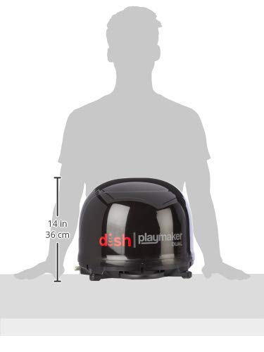 WINEGARD PL8035R Winegard Dish Playmaker Bundle Automatic Satellite Antenna, Black