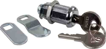 JR PRODUCTS 00315 JR Products (00315) 7/8" Standard Compartment Door Key Lock,Silver