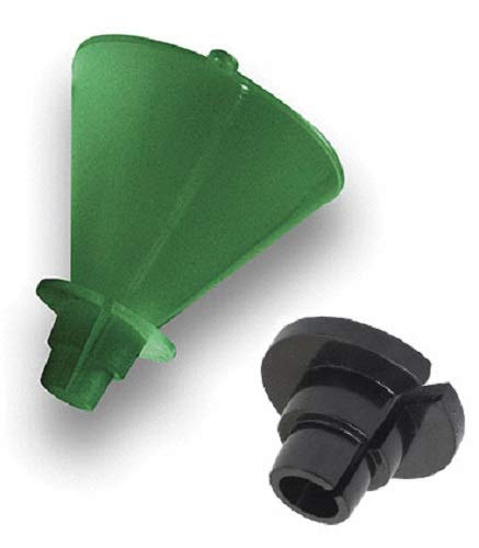WIRTHCO 95855 WirthCo Funnel King 8 oz Polyethylene Funnel with Fixed Adapter, Airlock Vent, Fits Quart and Gallon Bottles, 4 in Top ID (95855)