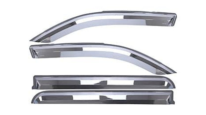 PUTCO 480070 Putco Element Chrome Window Deflectors Fits Dodge Ram Truck 1500 2019-2027 Quad Cab - Set of 4 - in Channel Install