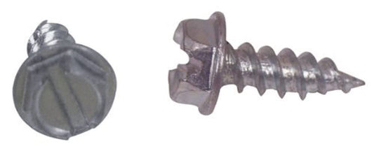 AP PRODUCTS 012-TR50 8 X 1-1/4 AP Products 012-TR50 8X1-1/4 Zinc Unslotted Hex Washer Head Screw - Pack of 50