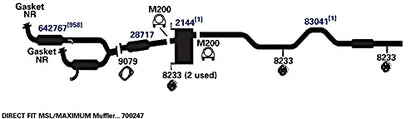 AP EXHAUST 28717 AP Exhaust Products 28717 Exhaust Pipe