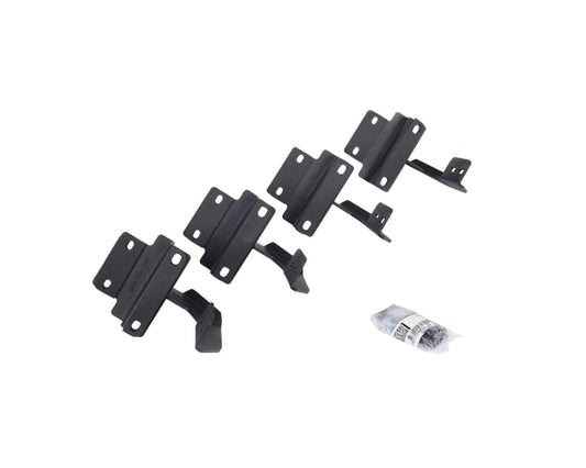 GO RHINO 6941778020T Go Rhino RB20 Running Boards, Mounting Brackets, & 2 Pair of Drop Steps | Protective Bedliner Coating | 6941778020T | Fits 2015-2024 Ford F-150 Super Cab Pickup & Others (See Description)