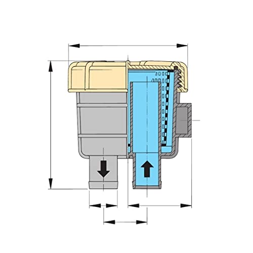 VETUS FTR330/19 Vetus FTR330/19 COOLING WATER STRAINER TYPE 330 HO