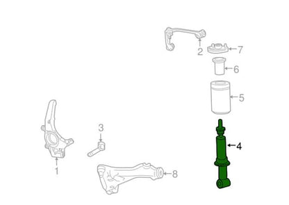 Motorcraft ASH1050 SHOCK ABSORBER ASY