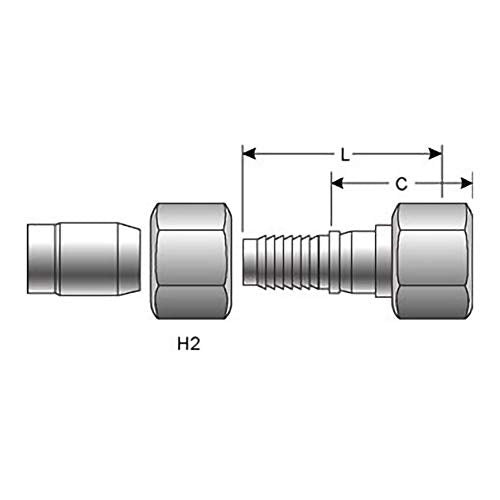 Gates G40170-1212B HYDRAULIC COUPLING-C14