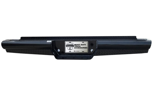 CATTLEMAN 4222S Cattleman HD 4222S Rear Pipe Bumper Fits Ram 2500 or 3500 2020-2024 Single Rear Wheels Gloss Black Powder-Coated Steel 1-Piece Bolt-On 4 Inch