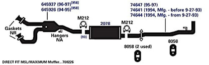 AP EXHAUST 645937 Ap Exhaust 645937 DIRECT FIT CATALYTIC CONVERTER