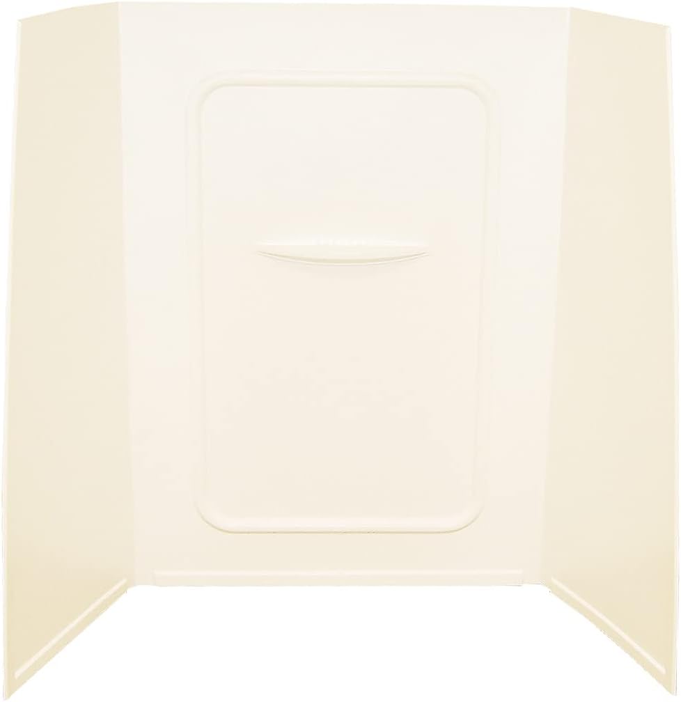 Lippert Replacement 24" x 36" x 59" Parchment Bathtub Wall Surround with Scratch-Resistant ABS Acrylic for RVs, Manufactured Homes, Travel Trailers, 5th Wheels, Motorhomes - PPF243659SPK