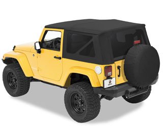 BESTOP 79136-35 Bestop Replace-A-Top 7913635 for Jeep Wrangler JK 2-Door 2007-2009