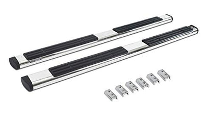 GO RHINO 686439987PS Go Rhino 6" OE Xtreme Sidesteps & Brackets – Stainless Steel, Polished – 686439987PS – Fits 2015-2018 Ram 1500 Crew Cab Pickup (Classic Body Style Only); 2019-2023 Ram 1500 Classic Crew Cab Pickup