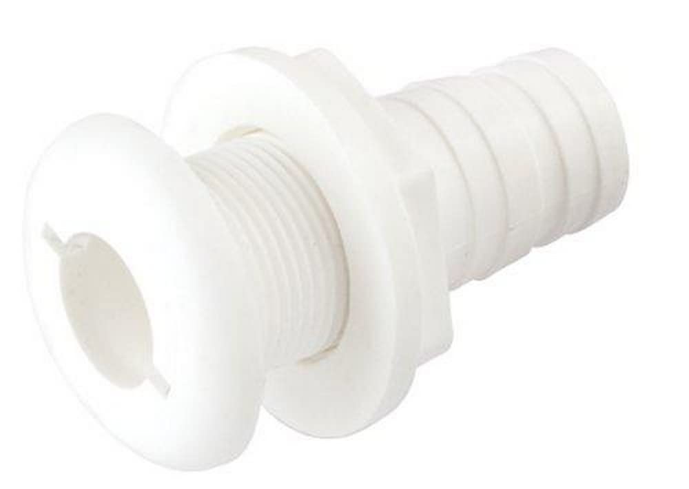 Sea Dog 354-5207501 Sea Dog 520750-1 Thru-Hul, 3/4-Inch, White