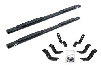GO RHINO 684434680T Go Rhino 684434680T 4" OE Xtreme Side Steps with Mounting Brackets Kit for Nissan 05-24 Frontier (Crew Cab Pickup)