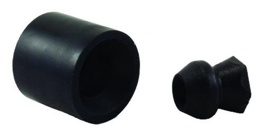 JR PRODUCTS 10665 JR Products 10665 Low Profile Bumper Door Holder , Black