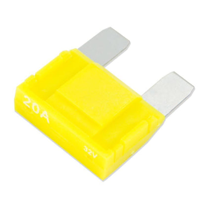 WIRTHCO 24520 WirthCo 24520 Battery Doctor 20 Amp MaxBlade Fuse, Yellow, 2 Pack