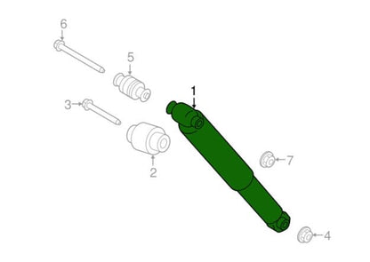 Motorcraft ASH866072 SHOCKABSORBERASY