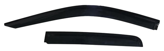 TRAILFX 4811H Trail FX 4811H Low Profile Rainguard Window Vents Smoke Acrylic Tape-On Installation Weatherproof Ventilation Set of 4