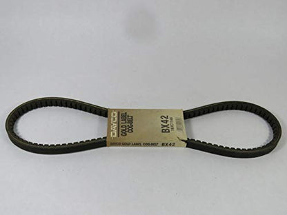 Dayco BX42 Gold Label Cog Belt, Black