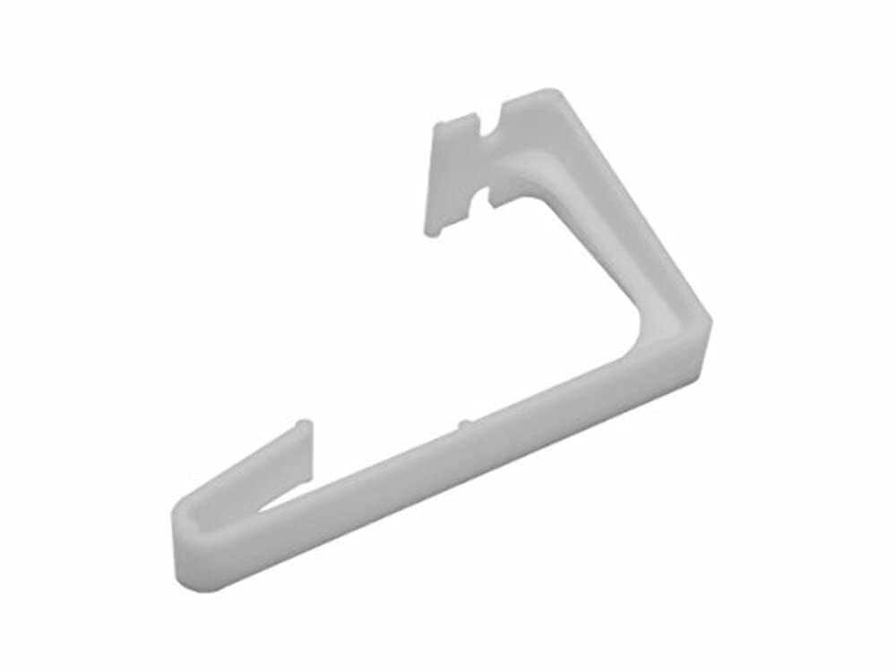RV DESIGNER A285 RV Designer A285, Side Curtain Hold Down, Plastic, 2 Per Pack, Window Covering Hardware,White