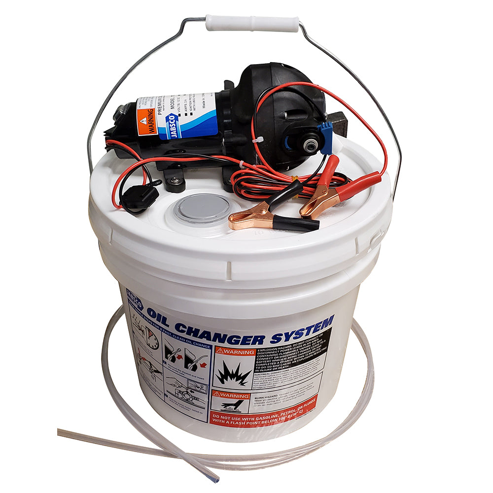 Jabsco 17850-1012 Jabsco DIY Oil Change System w/Pump & 3.5 Gallon Bucket